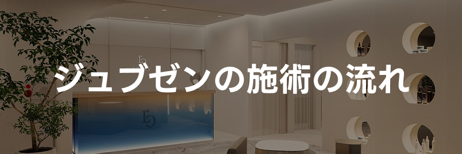 ジュブゼン（自己真皮再生術）の施術の流れ｜ライブリークリニック
